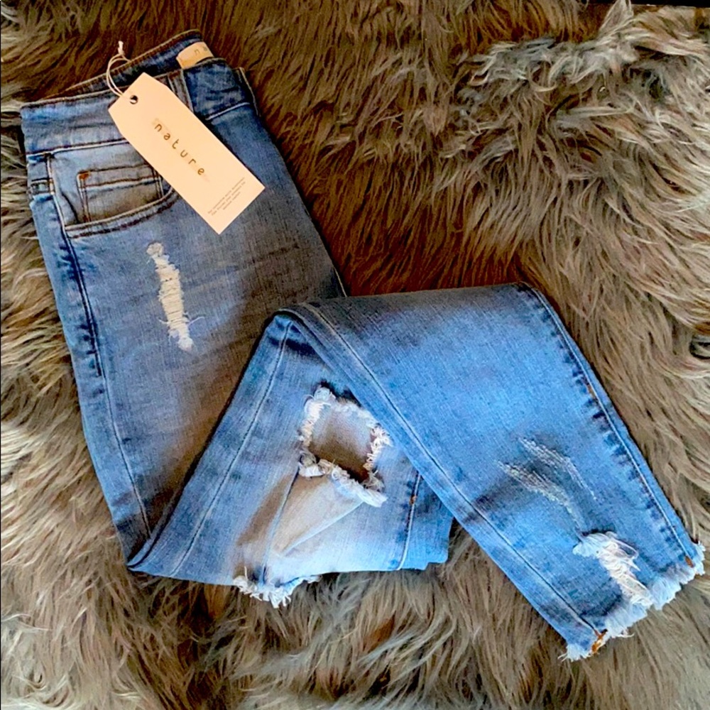 High Rise Ripped Ankle Skinny - Picture 2 of 2